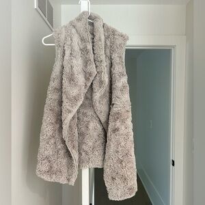 Faux fur vest